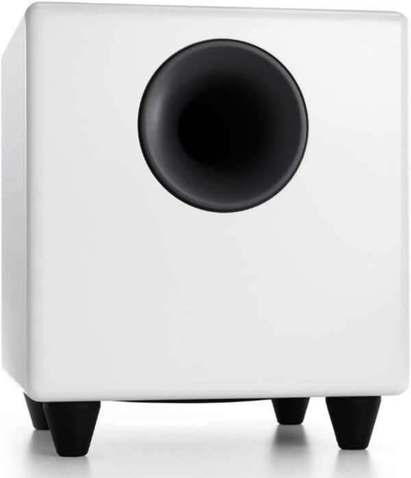 Audioengine S8 Powered Subwoofer Speaker - 250W 8-inch Home Subwoofer with Built-in Amplifier (White)