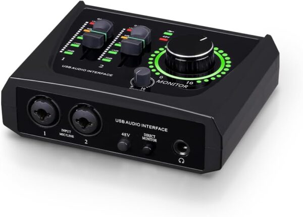 Bomge mini 2 Channel USB Audio Interface for Recording