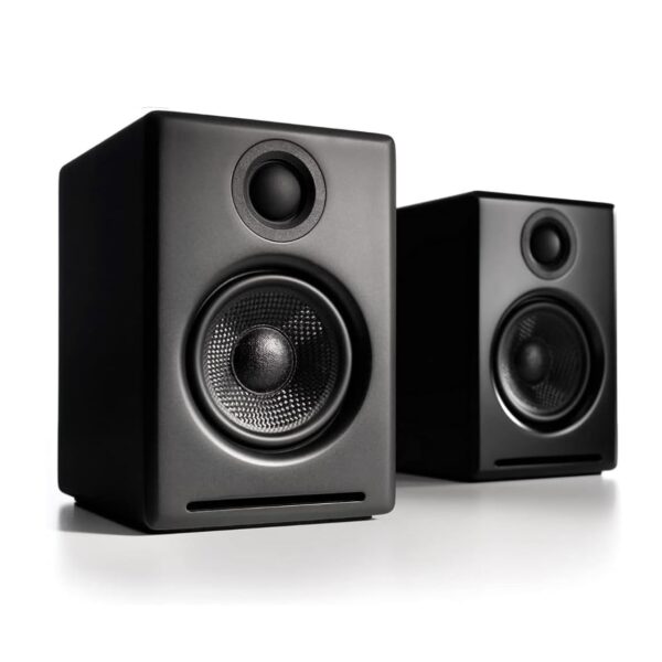 Audioengine A2 Plus Wireless Bluetooth Desktop Speakers - 60W Computer Speakers for Music and Gaming